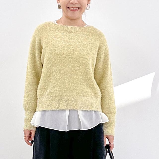 ノーリーズ（NOLLEY’S）/《手洗い可能》ラメシャギープルオーバー