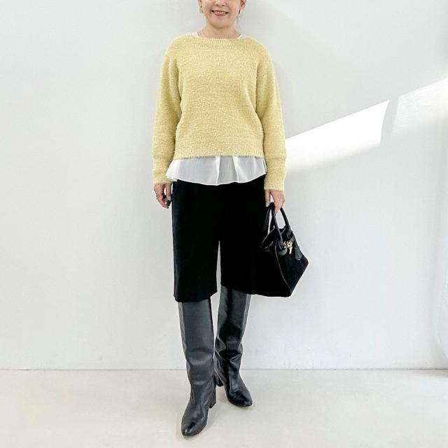 ノーリーズ（NOLLEY’S）/《手洗い可能》ラメシャギープルオーバー