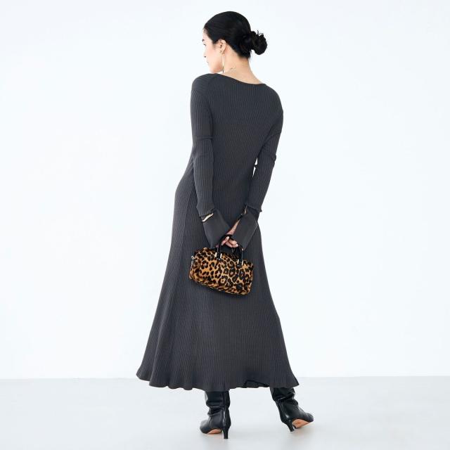 ノーリーズ（NOLLEY’S）/《手洗い可能》フイット＆フレアーVネックワンピース