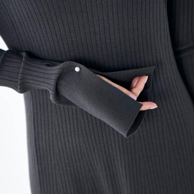 ノーリーズ（NOLLEY’S）/《手洗い可能》フイット＆フレアーVネックワンピース