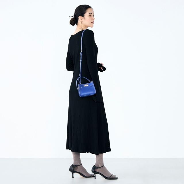 ノーリーズ（NOLLEY’S）/《手洗い可能》フイット＆フレアーVネックワンピース