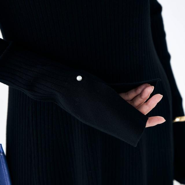 ノーリーズ（NOLLEY’S）/《手洗い可能》フイット＆フレアーVネックワンピース