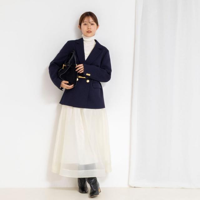 ノーリーズ（NOLLEY’S）/ウォッシャブルオーガンジーフレアスカート ノーリーズ（NOLLEY'S）/ウォッシャブルオーガンジーフレアスカートの