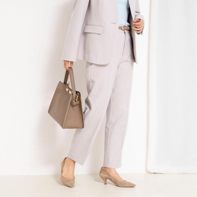 ノーリーズ（NOLLEY’S）/《セットアップ対応》ウォッシャブルサージストレッチストレートパンツ