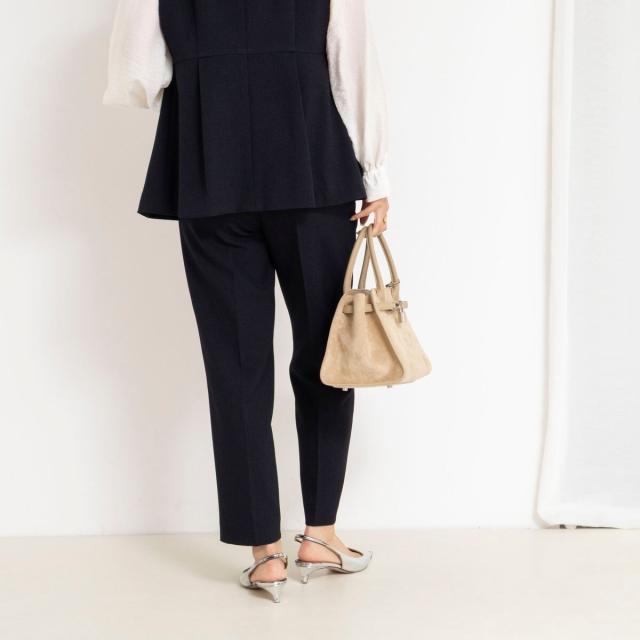 ノーリーズ（NOLLEY’S）/《セットアップ対応》ウォッシャブルサージストレッチストレートパンツ