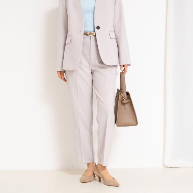 ノーリーズ（NOLLEY’S）/《セットアップ対応》ウォッシャブルサージストレッチストレートパンツ