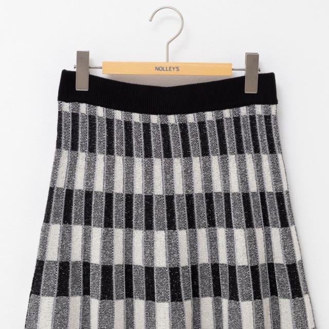 ノーリーズ（NOLLEY’S）/《手洗い可能》チェックニットスカート