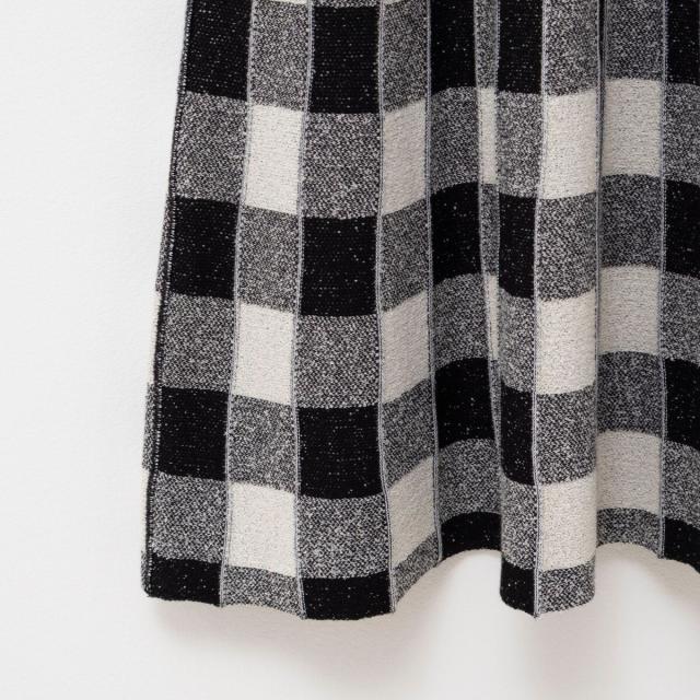 ノーリーズ（NOLLEY’S）/《手洗い可能》チェックニットスカート