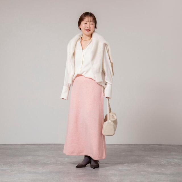 ノーリーズソフィー（NOLLEY’S sophi）/《手洗い可能》アルパカ混ロングスカート