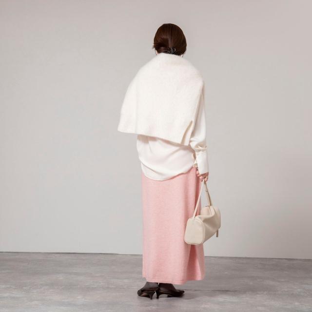 ノーリーズソフィー（NOLLEY’S sophi）/《手洗い可能》アルパカ混ロングスカート