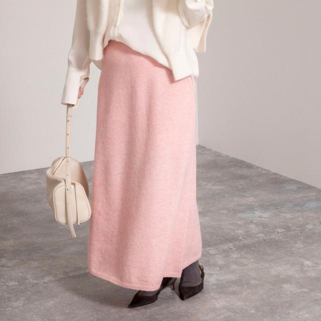 ノーリーズソフィー（NOLLEY’S sophi）/《手洗い可能》アルパカ混ロングスカート