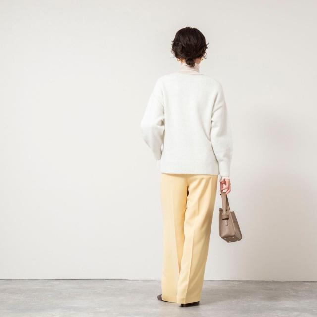 ノーリーズソフィー（NOLLEY’S sophi）/《手洗い可能》モヘヤスパンコールVネックプルオーバー