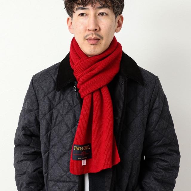 ノーリーズ グッドマン（NOLLEY’S goodman）/【TWEEDMILL/ツイードミル】別注ウールリブマフラー25