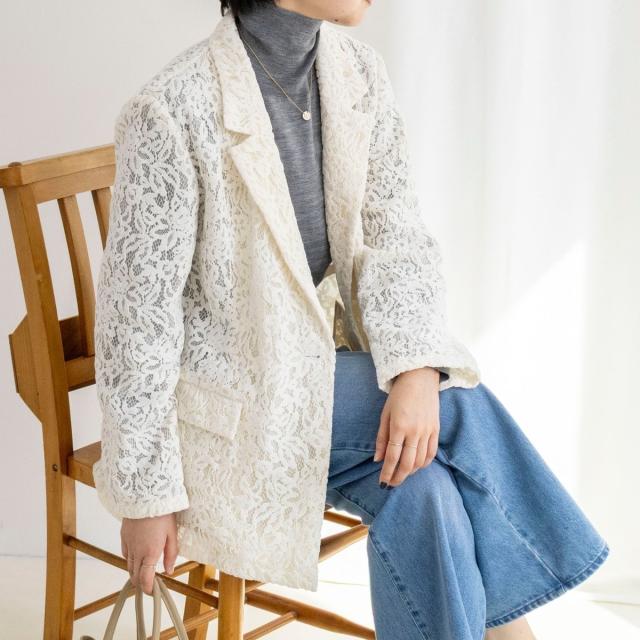 【NEW】ノーリーズソフィー（NOLLEY’S sophi）/モールレースジャケット