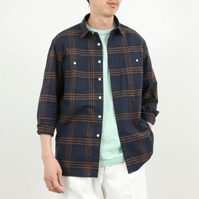 ノーリーズ グッドマン（NOLLEY’S goodman）/ダブルポケットオーバーシャツ 26SS_4