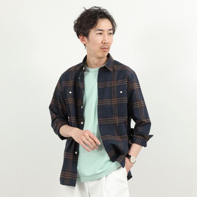 ノーリーズ グッドマン（NOLLEY’S goodman）/ダブルポケットオーバーシャツ 26SS_6