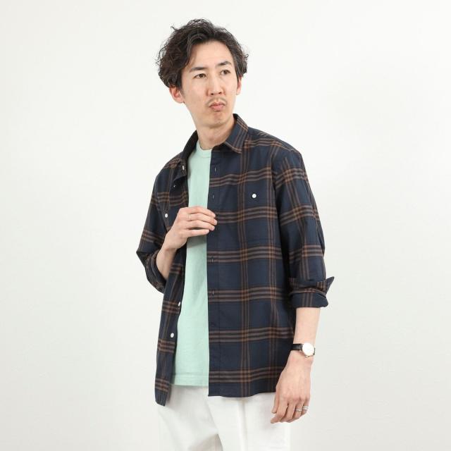 ノーリーズ グッドマン（NOLLEY’S goodman）/ダブルポケットオーバーシャツ 26SS_7