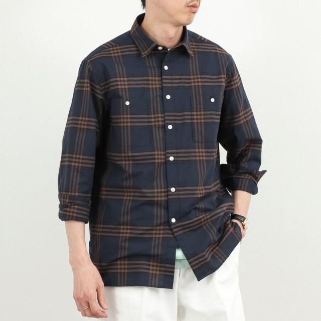 ノーリーズ グッドマン（NOLLEY’S goodman）/ダブルポケットオーバーシャツ 26SS_13