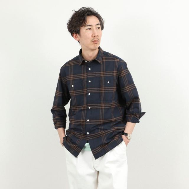 ノーリーズ グッドマン（NOLLEY’S goodman）/ダブルポケットオーバーシャツ 26SS_14
