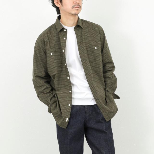 ノーリーズ グッドマン（NOLLEY’S goodman）/ダブルポケットオーバーシャツ 26SS_17