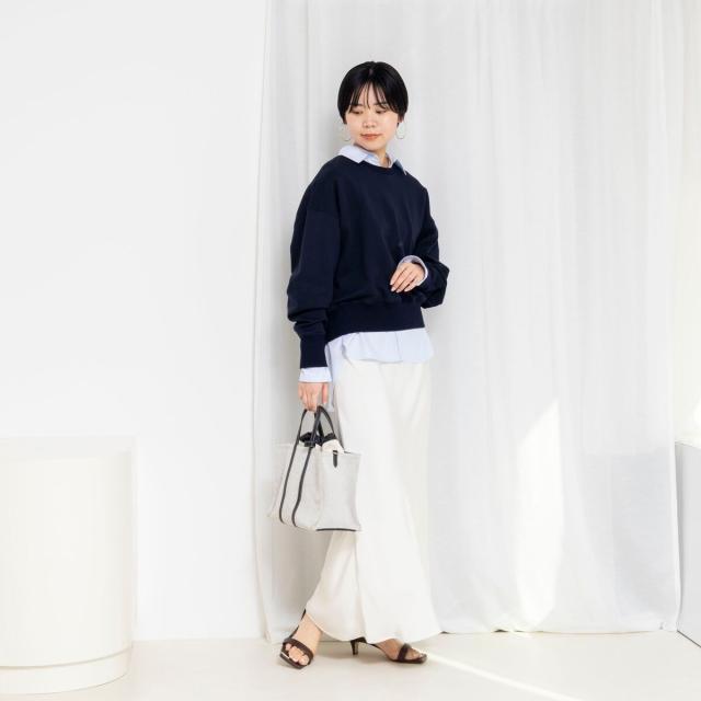 ノーリーズソフィー（NOLLEY’S sophi）/ウォッシャブルダブルサテンナロースカート_14