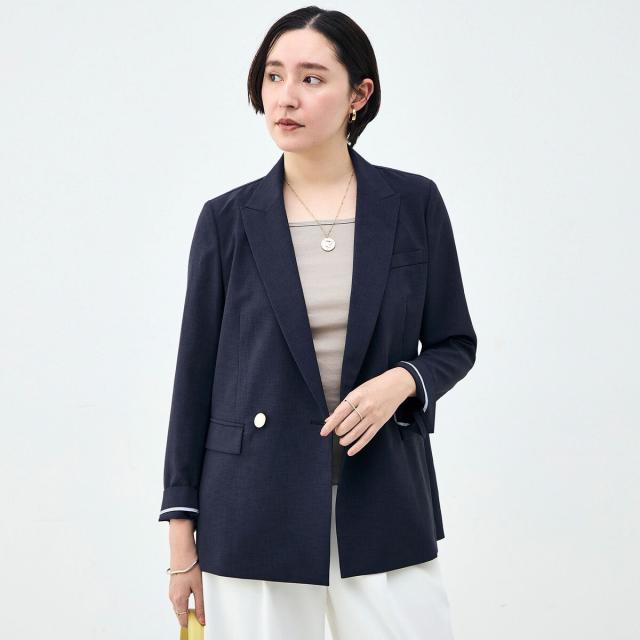 ノーリーズソフィー（NOLLEY’S sophi）/《セットアップ対応》ウォッシャブルブリーザブルシャンブレーダブルジャケット