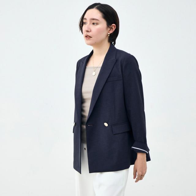 ノーリーズソフィー（NOLLEY’S sophi）/《セットアップ対応》ウォッシャブルブリーザブルシャンブレーダブルジャケット_8