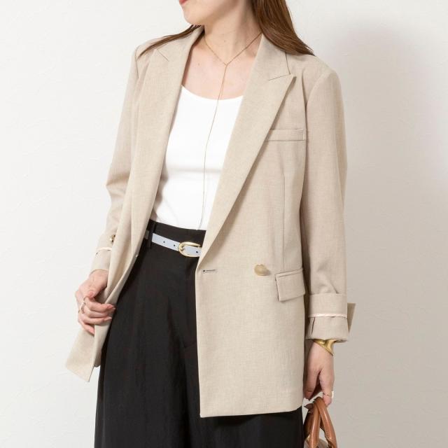 ノーリーズソフィー（NOLLEY’S sophi）/《セットアップ対応》ウォッシャブルブリーザブルシャンブレーダブルジャケット_12