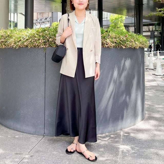 ノーリーズソフィー（NOLLEY’S sophi）/《セットアップ対応》ウォッシャブルブリーザブルシャンブレーダブルジャケット_13