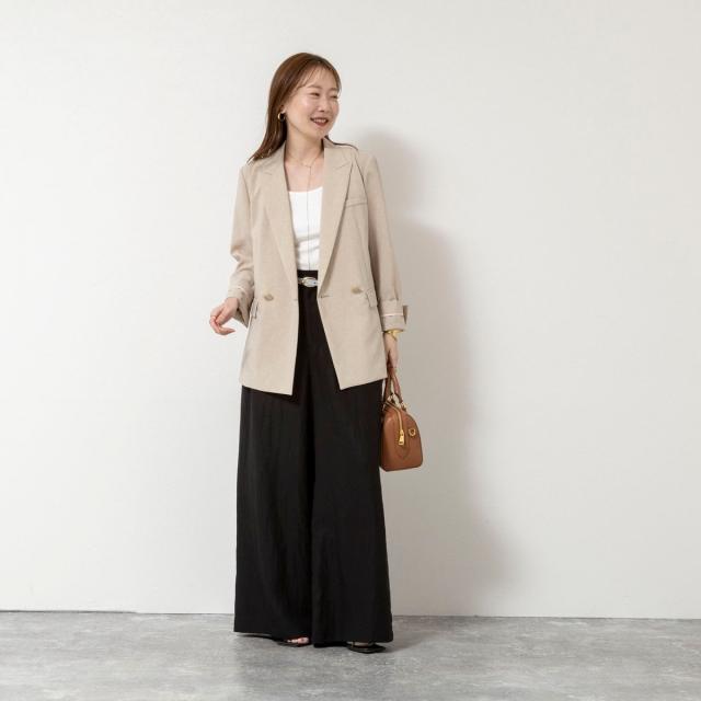 ノーリーズソフィー（NOLLEY’S sophi）/《セットアップ対応》ウォッシャブルブリーザブルシャンブレーダブルジャケット_19