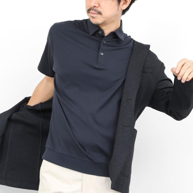 ノーリーズ グッドマン（NOLLEY’S goodman）/《ビジカジ対応》シルケットスムース ドレスポロシャツ / ビズポロ 26SS