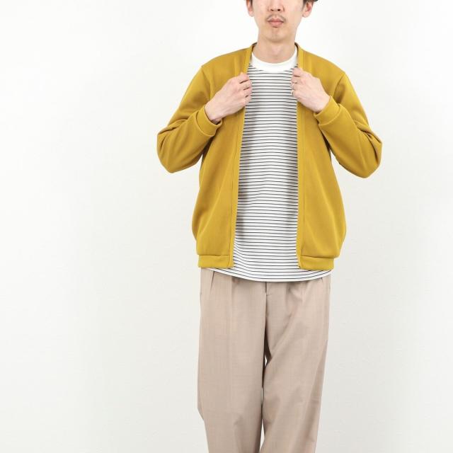 ノーリーズ グッドマン（NOLLEY’S goodman）/針抜きジャージ ボタンレスカーディガン 26SS