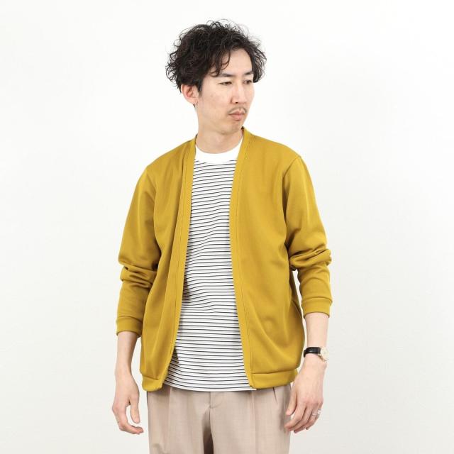 ノーリーズ グッドマン（NOLLEY’S goodman）/針抜きジャージ ボタンレスカーディガン 26SS