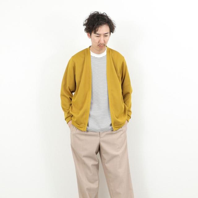 ノーリーズ グッドマン（NOLLEY’S goodman）/針抜きジャージ ボタンレスカーディガン 26SS