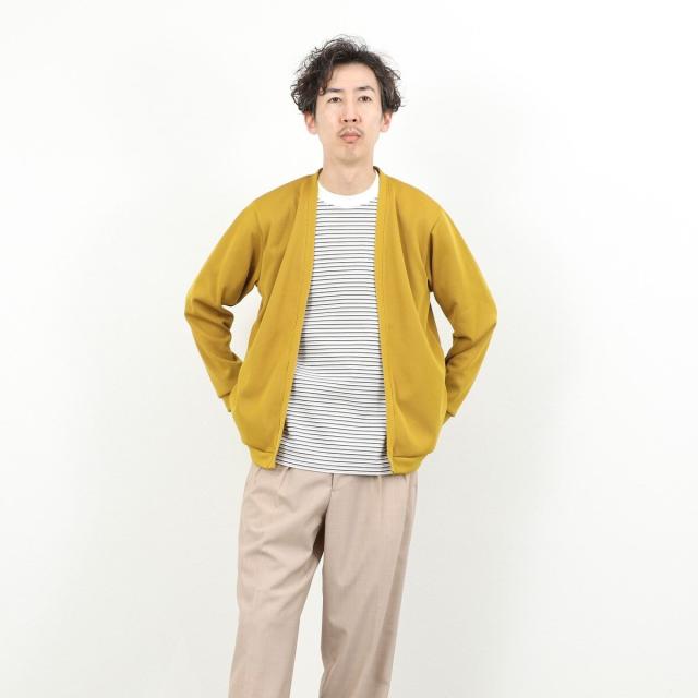 ノーリーズ グッドマン（NOLLEY’S goodman）/針抜きジャージ ボタンレスカーディガン 26SS