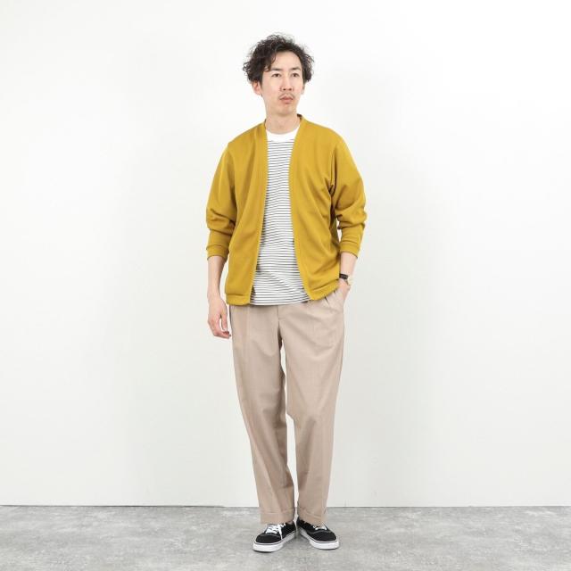 ノーリーズ グッドマン（NOLLEY’S goodman）/針抜きジャージ ボタンレスカーディガン 26SS