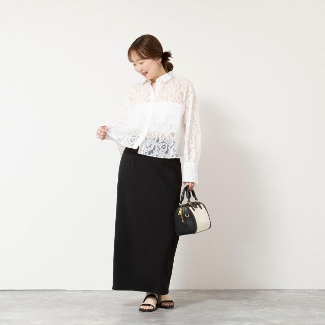 ノーリーズソフィー（NOLLEY’S sophi）/《撥水/セットアップ対応》ウォッシャブルマルチファンクションタイトスカート_9