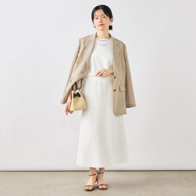 ノーリーズソフィー（NOLLEY’S sophi）/《手洗い可能/セットアップ対応》Aラインニットスカート_13