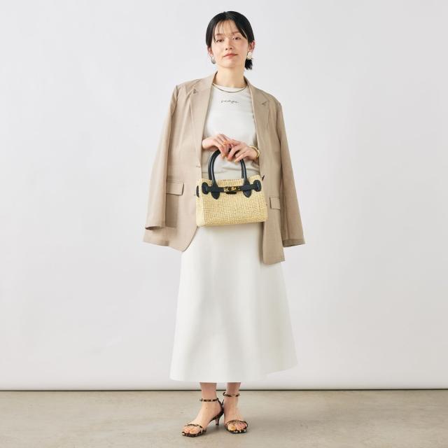 ノーリーズソフィー（NOLLEY’S sophi）/《手洗い可能/セットアップ対応》Aラインニットスカート_15
