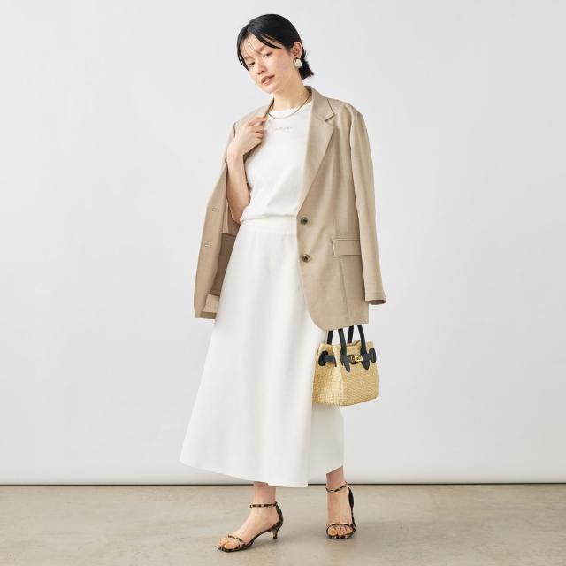 ノーリーズソフィー（NOLLEY’S sophi）/《手洗い可能/セットアップ対応》Aラインニットスカート_16