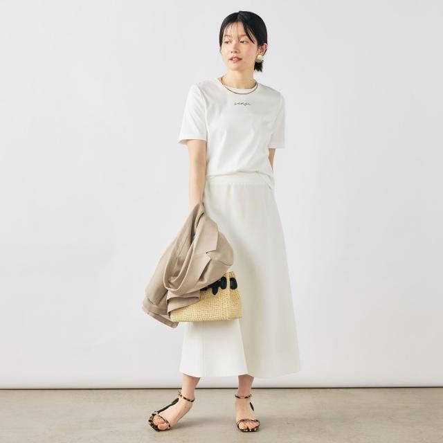 ノーリーズソフィー（NOLLEY’S sophi）/《手洗い可能/セットアップ対応》Aラインニットスカート_17