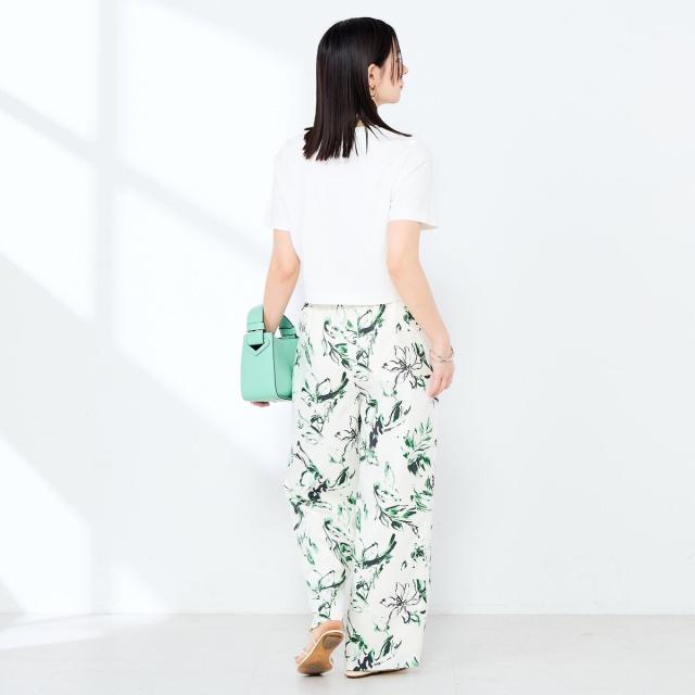 ノーリーズソフィー（NOLLEY’S sophi）/《手洗い可能》W&Wショート丈Tシャツ_6
