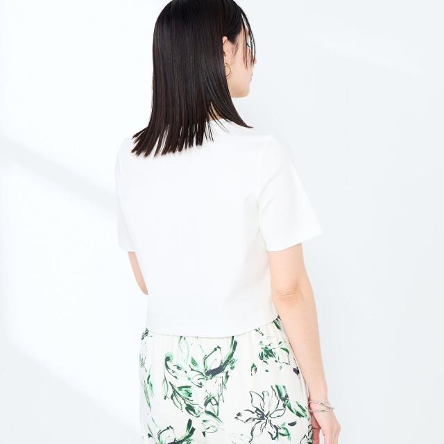 ノーリーズソフィー（NOLLEY’S sophi）/《手洗い可能》W&Wショート丈Tシャツ_10