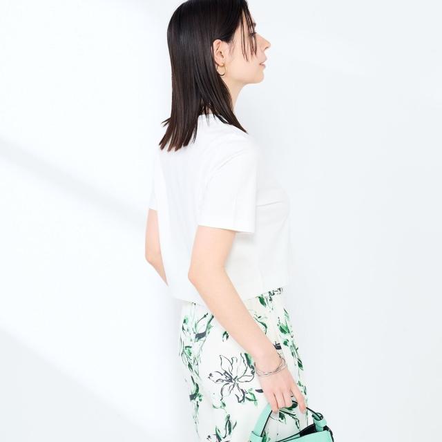 ノーリーズソフィー（NOLLEY’S sophi）/《手洗い可能》W&Wショート丈Tシャツ_11