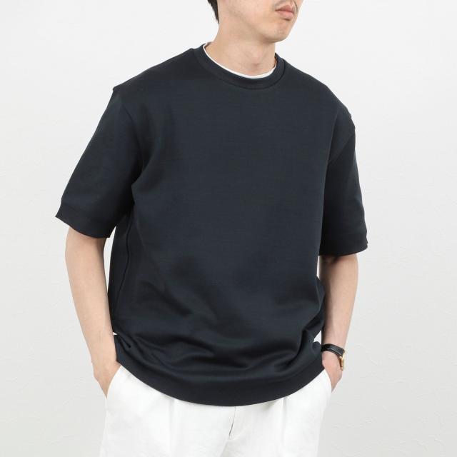 ノーリーズ グッドマン（NOLLEY’S goodman）/【HERNO】JERSEY KNIT CN ジャージ?ニットクルーネックTシャツ 26SS_1