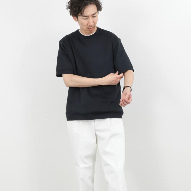 ノーリーズ グッドマン（NOLLEY’S goodman）/【HERNO】JERSEY KNIT CN ジャージ?ニットクルーネックTシャツ 26SS_4