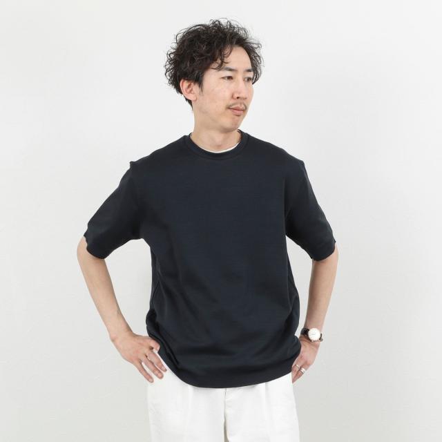 ノーリーズ グッドマン（NOLLEY’S goodman）/【HERNO】JERSEY KNIT CN ジャージ?ニットクルーネックTシャツ 26SS_6