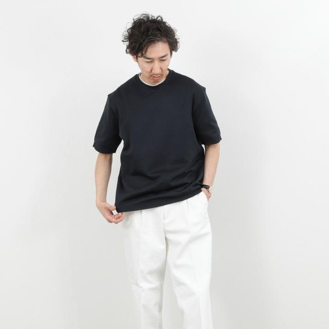 ノーリーズ グッドマン（NOLLEY’S goodman）/【HERNO】JERSEY KNIT CN ジャージ?ニットクルーネックTシャツ 26SS_9