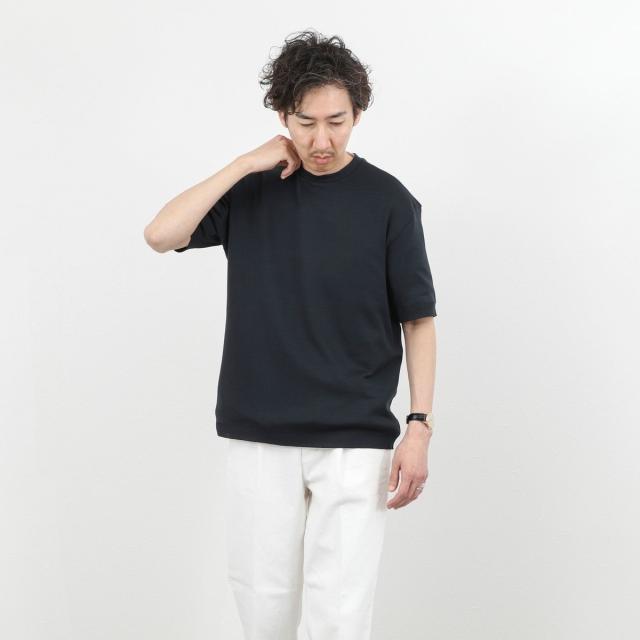 ノーリーズ グッドマン（NOLLEY’S goodman）/【HERNO】JERSEY KNIT CN ジャージ?ニットクルーネックTシャツ 26SS_10