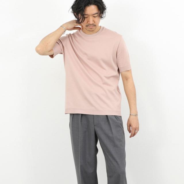ノーリーズ グッドマン（NOLLEY’S goodman）/【HERNO】JERSEY KNIT CN ジャージ?ニットクルーネックTシャツ 26SS_17